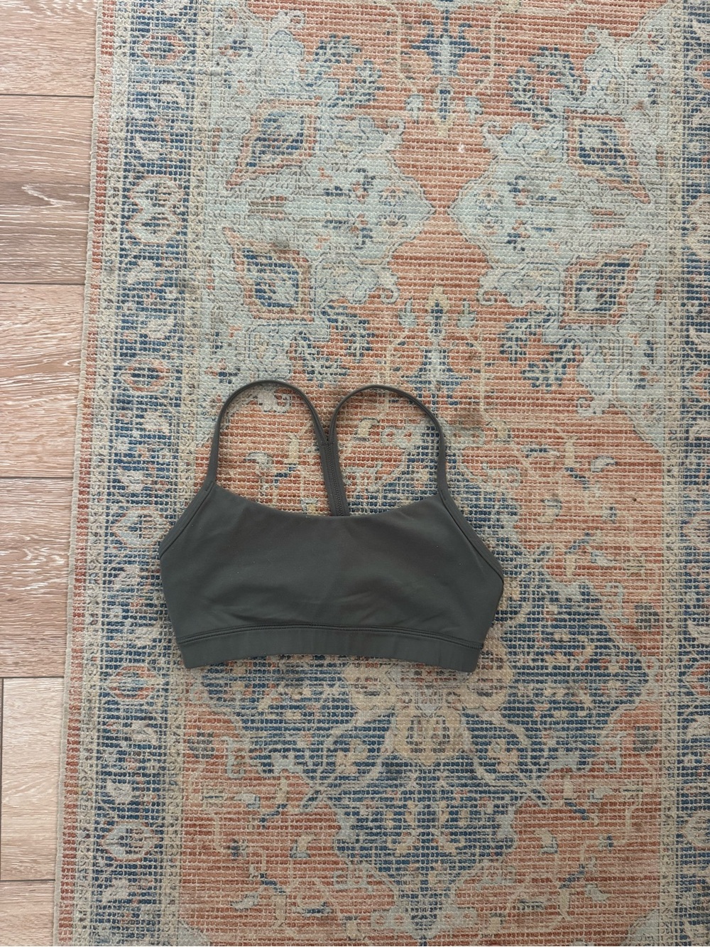 CRZ YOGA Olive Green Seamless Sports Bralette
